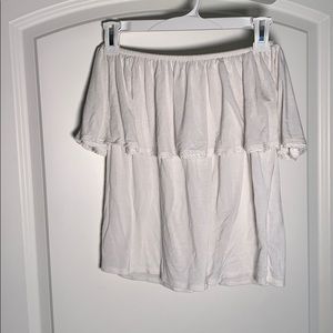 AE White Off The Shoulder Top